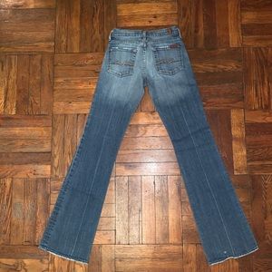 Blue washed 7 for all man kind jeans